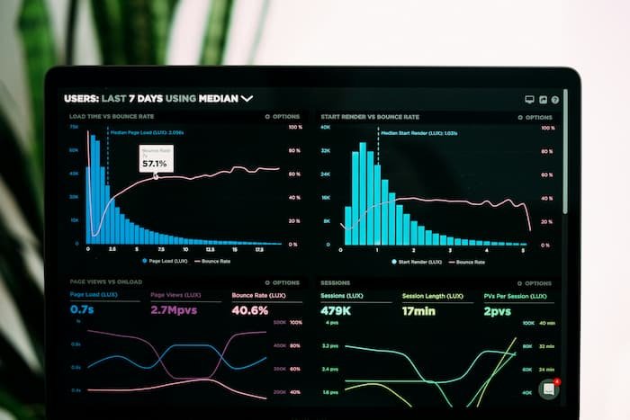 Email campaign analytics dashboard tracking open rates and clicks